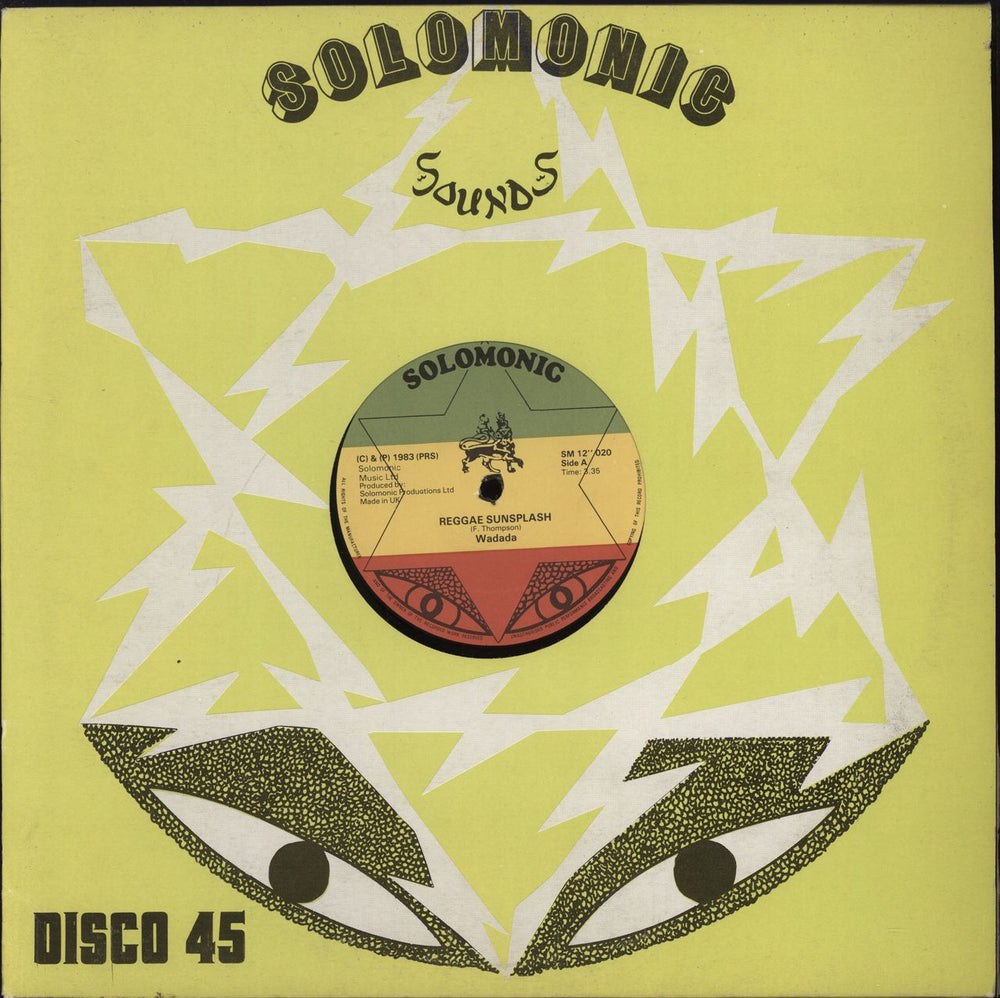 Wadada Reggae Sunsplash UK 12" vinyl single (12 inch record / Maxi-single) SM12020