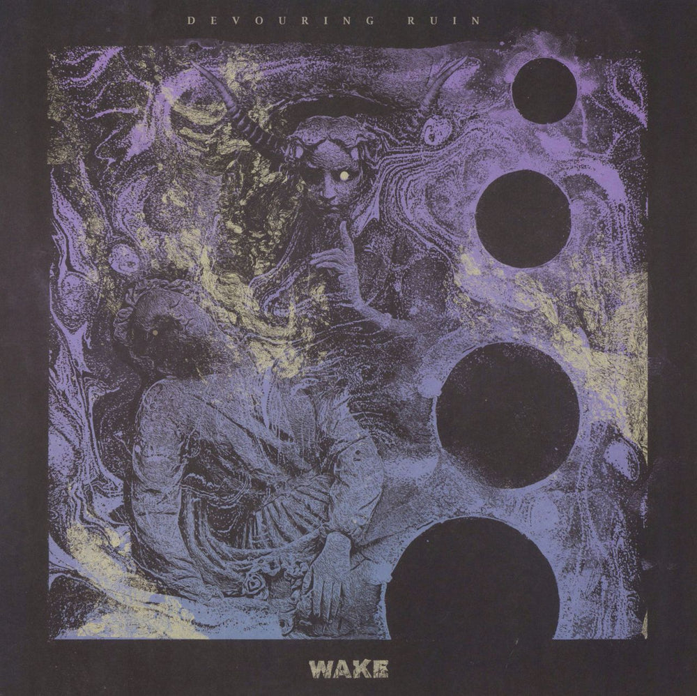 Wake Devouring Ruin - Violet in Clear with Splatter Vinyl US vinyl LP album (LP record) TL156-1-V3