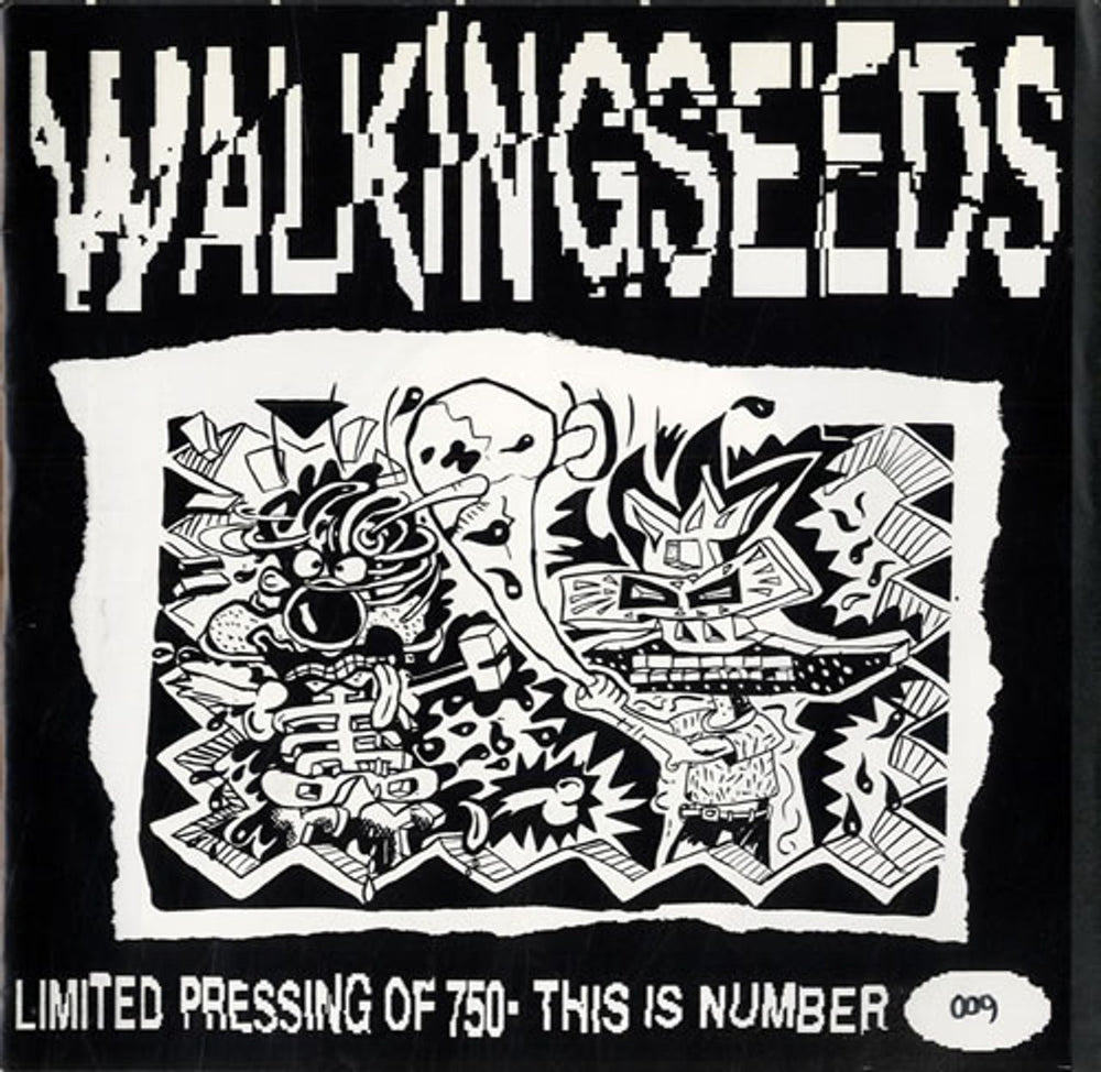 Walkingseeds Beat Them To Death UK 7" vinyl single (7 inch record / 45) DENT1