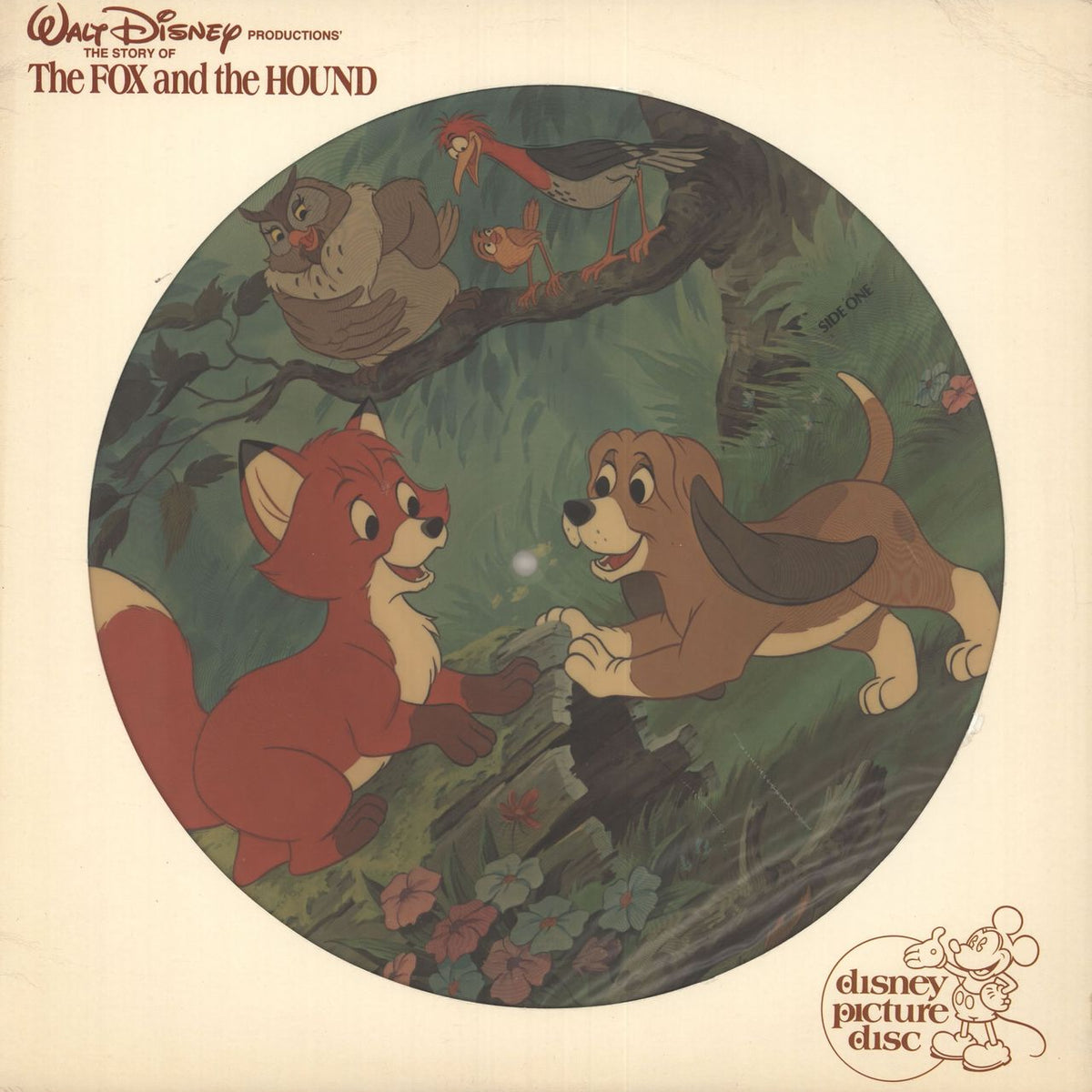 Walt Disney The Fox And The Hound US Picture disc LP — RareVinyl.com