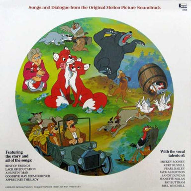 Walt Disney The Fox And The Hound US Picture disc LP — RareVinyl.com