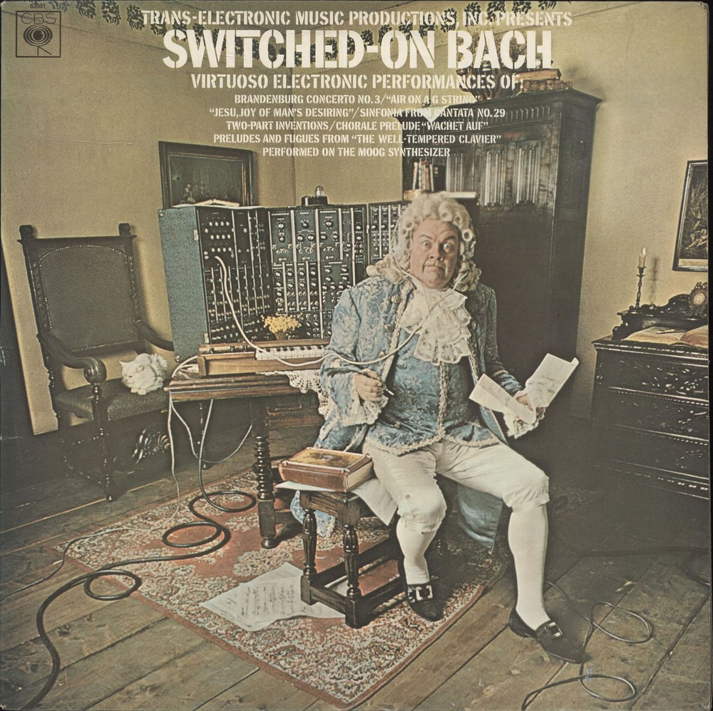 Walter Carlos Switched-On Bach - 1st - matte UK vinyl LP album (LP record) 63501