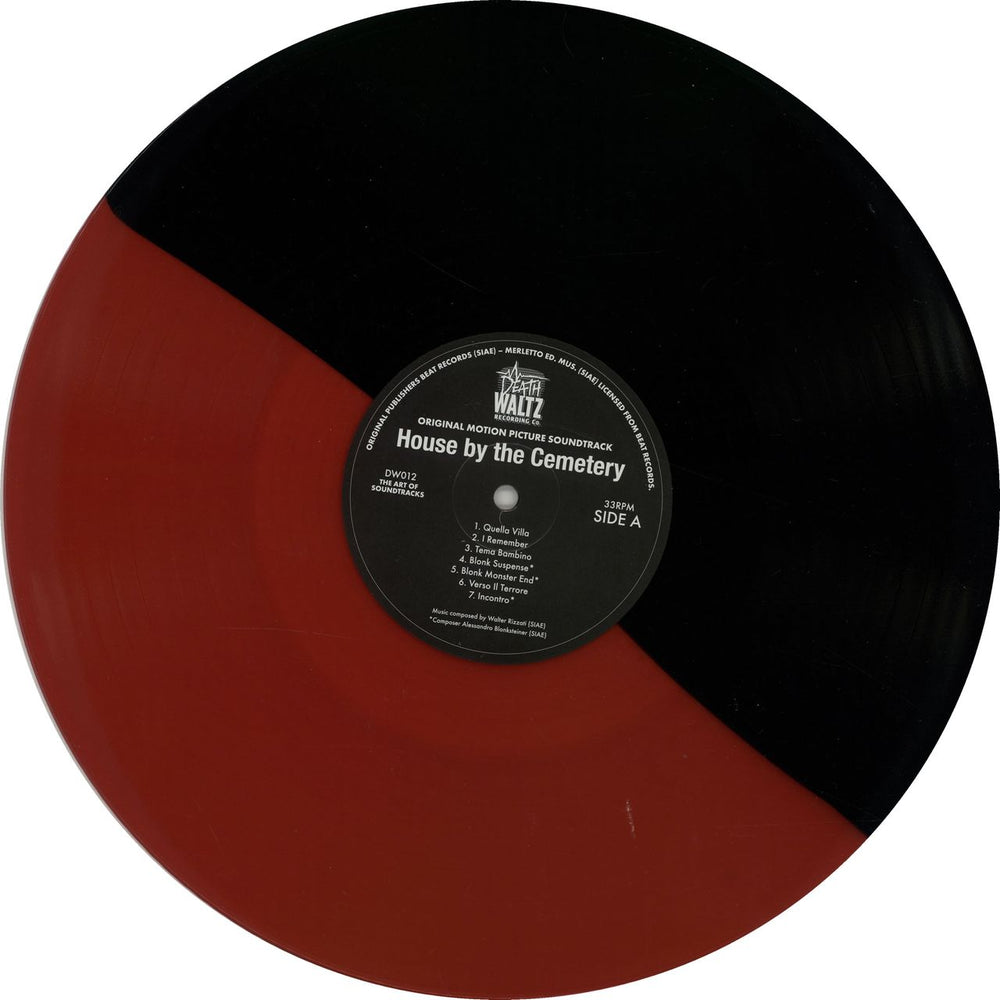 Walter Rizzati House By The Cemetery - Red/Black Vinyl UK vinyl LP album (LP record) XC9LPHO647877