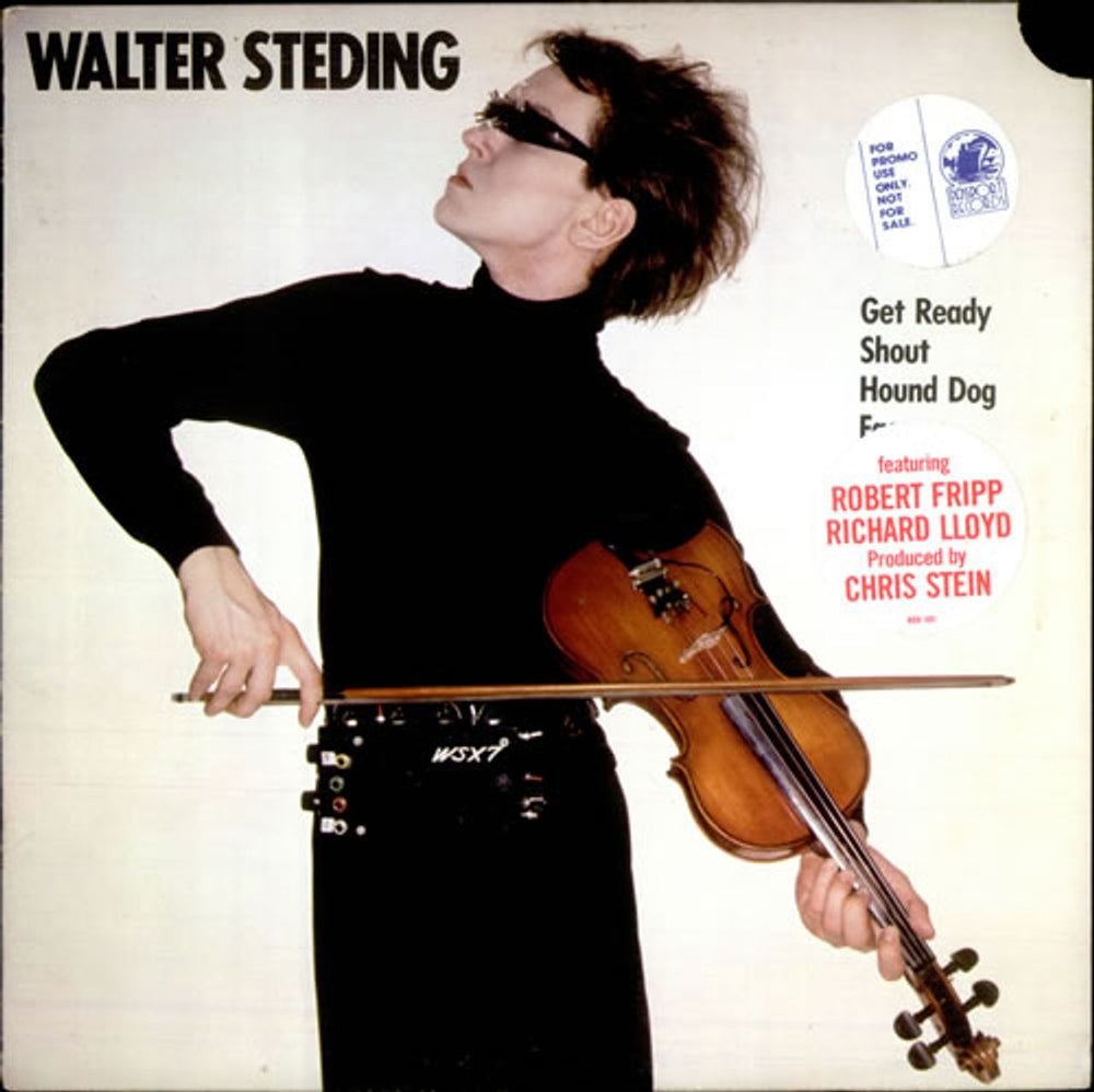 Walter Steding Walter Steding - Promo Stickered US vinyl LP album (LP record) RED101