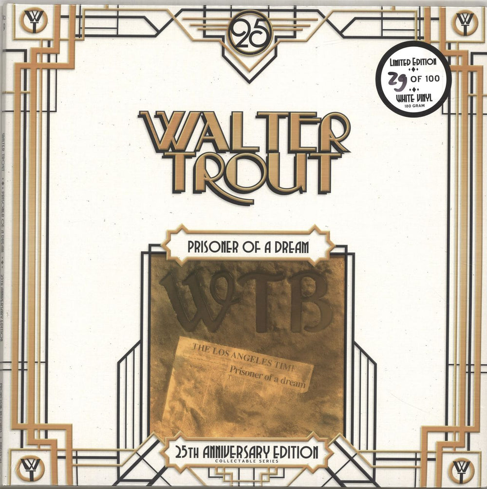 Walter Trout Band Prisoner Of A Dream - 180gm - Sealed Dutch 2-LP vinyl record set (Double LP Album) PRD70261