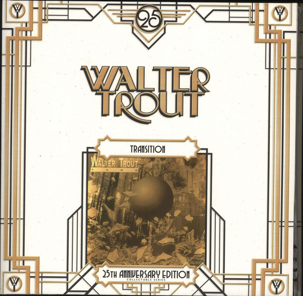 Walter Trout Band Transition: 25th Anniversary Edition - 180gram Vinyl Dutch 2-LP vinyl record set (Double LP Album) PRD70441