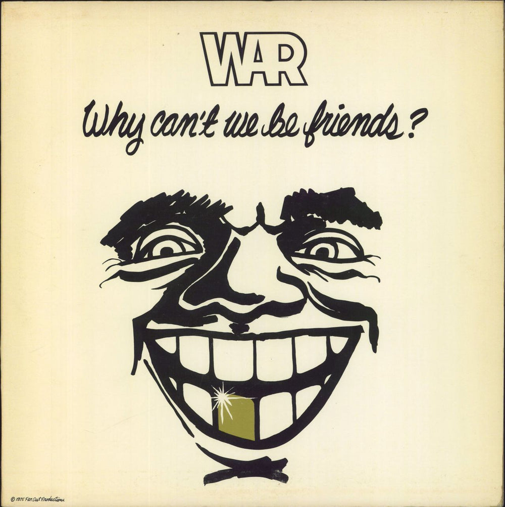 War Why Can't We Be Friends? US vinyl LP album (LP record) UA-LA441-G