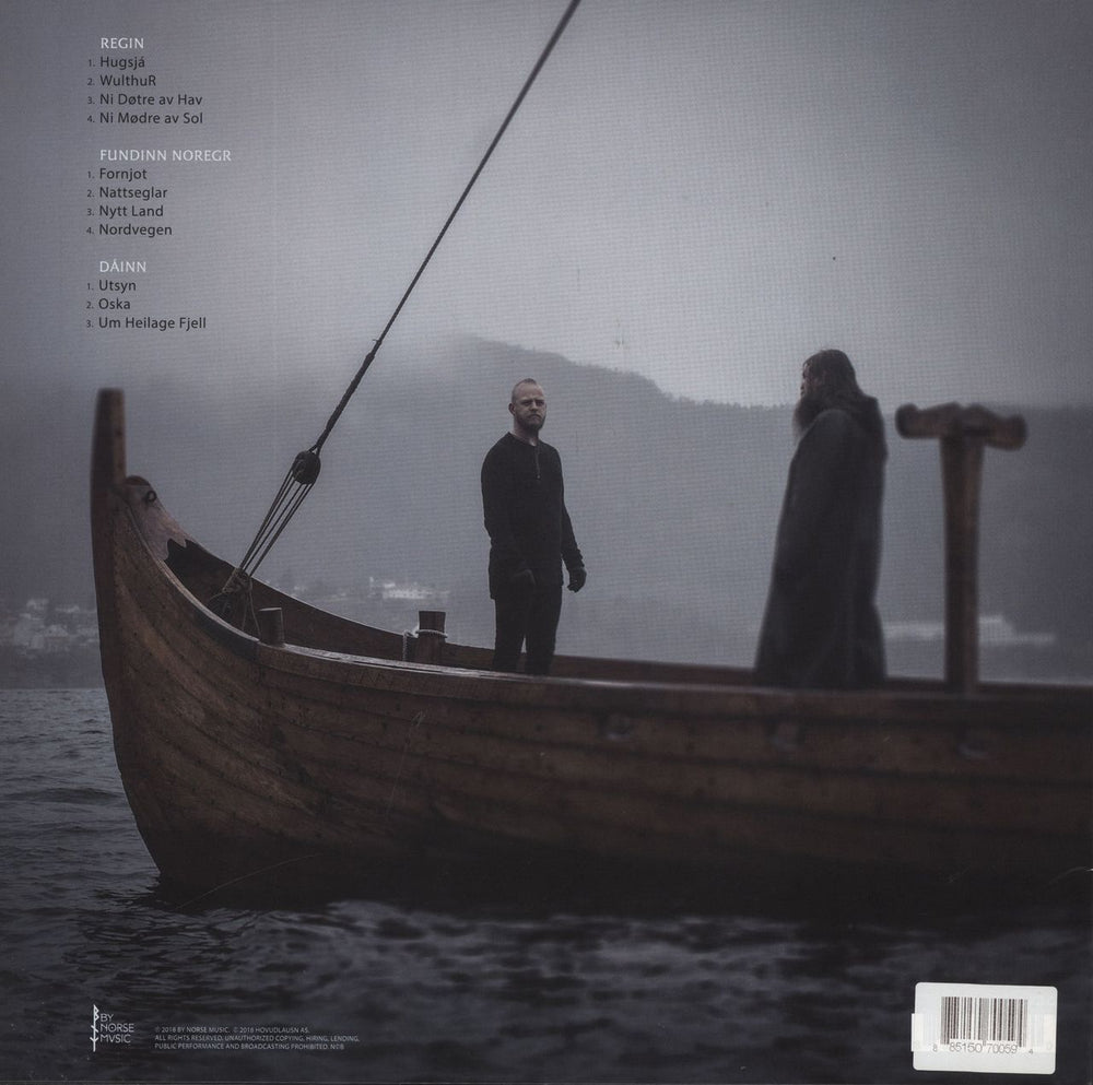 Wardruna Hugsja - White vinyl US 2-LP vinyl record set (Double LP Album) 885150700594