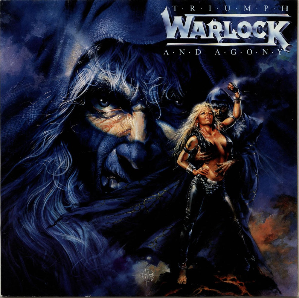 Warlock Triumph And Agony German vinyl LP album (LP record) 832804-1