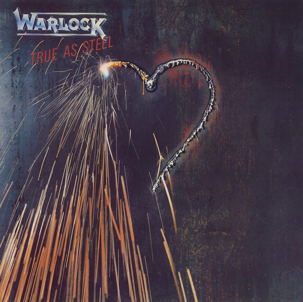 Warlock True As Steel + Fan Pack & PR UK Promo vinyl LP album (LP record) VERH41