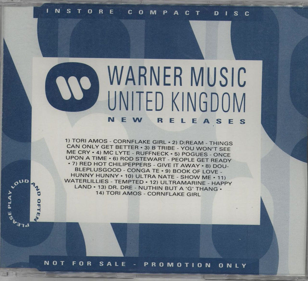 Warner Brothers Warner Music United Kingdom New Releases UK Promo CD album (CDLP) PROMOCD60