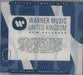 Warner Brothers Warner Music United Kingdom New Releases UK Promo CD album (CDLP) PROMOCD60