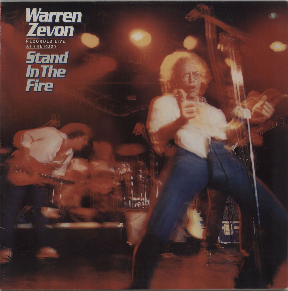 Warren Zevon Stand In The Fire US vinyl LP album (LP record) 5E-519