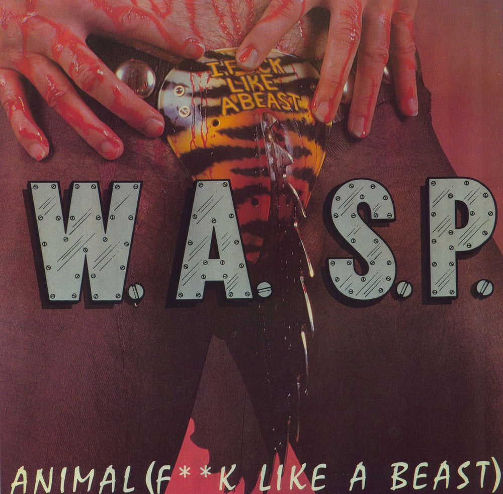 WASP Animal F**k Like A Beast US 12" vinyl single (12 inch record / Maxi-single) 721040