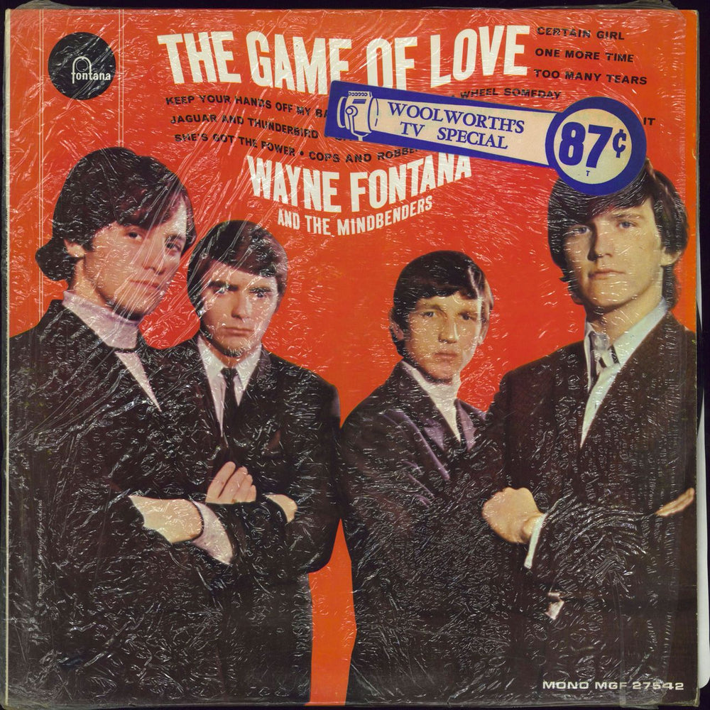 Wayne Fontana And The Mindbenders The Game Of Love - Mono - Turquoise Label US vinyl LP album (LP record) MGF27542