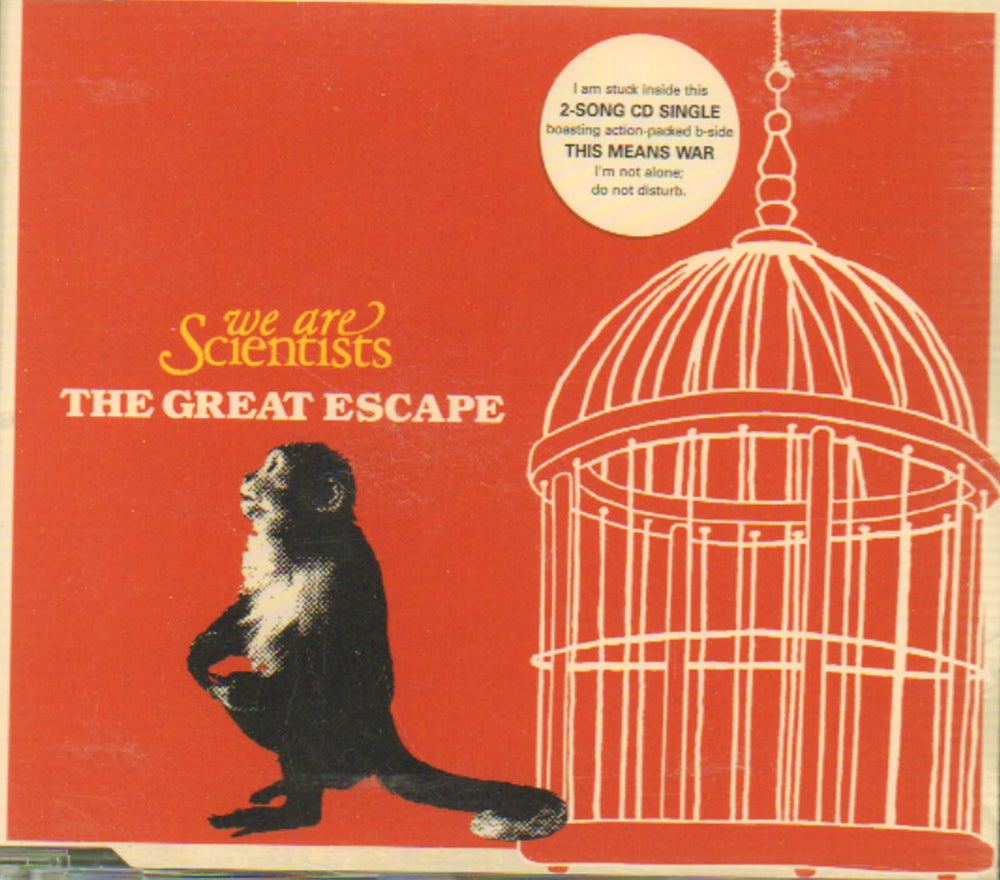 We Are Scientists The Great Escape UK CD single (CD5 / 5") VUSCD308