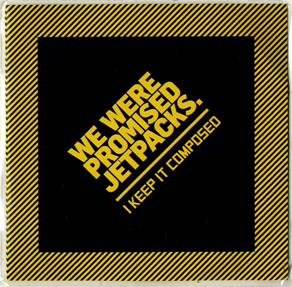 We Were Promised Jetpacks I Keep It Composed UK Promo CD-R acetate CD-R