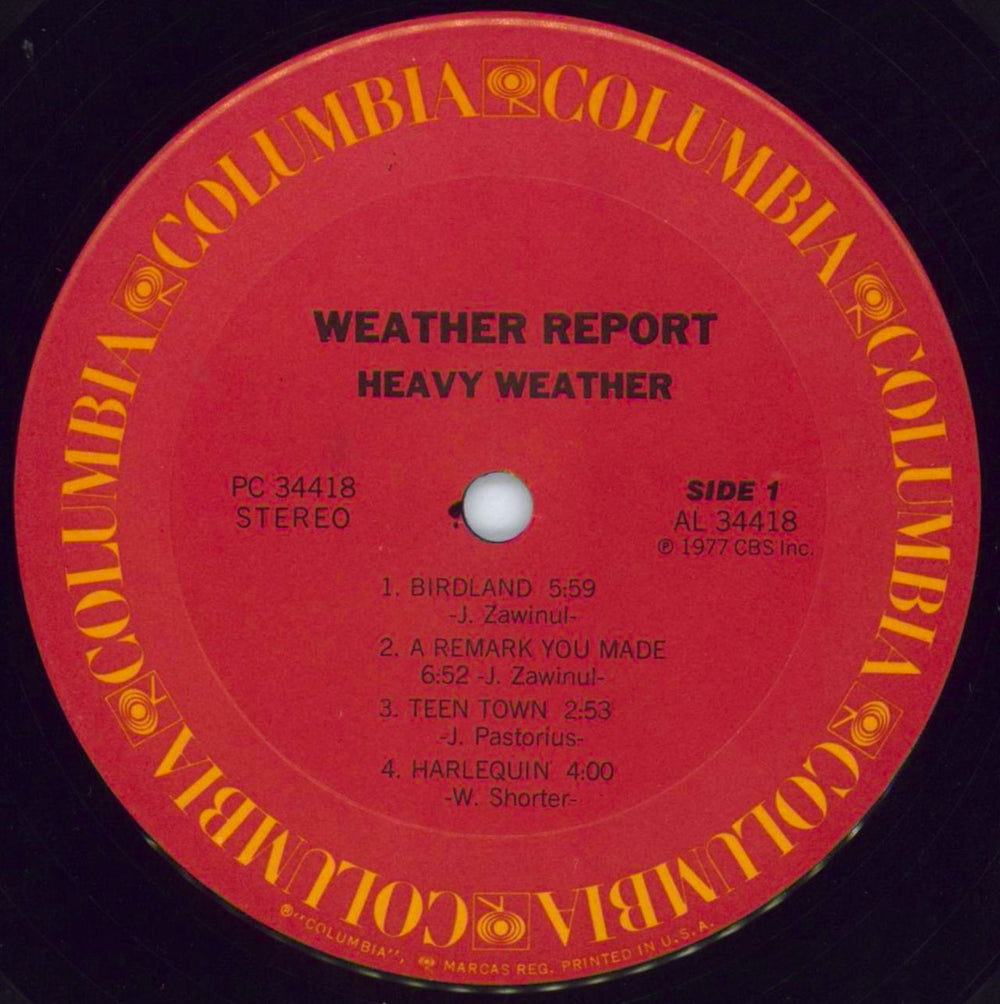 Weather Report Heavy Weather - EX US vinyl LP album (LP record) WEALPHE808712