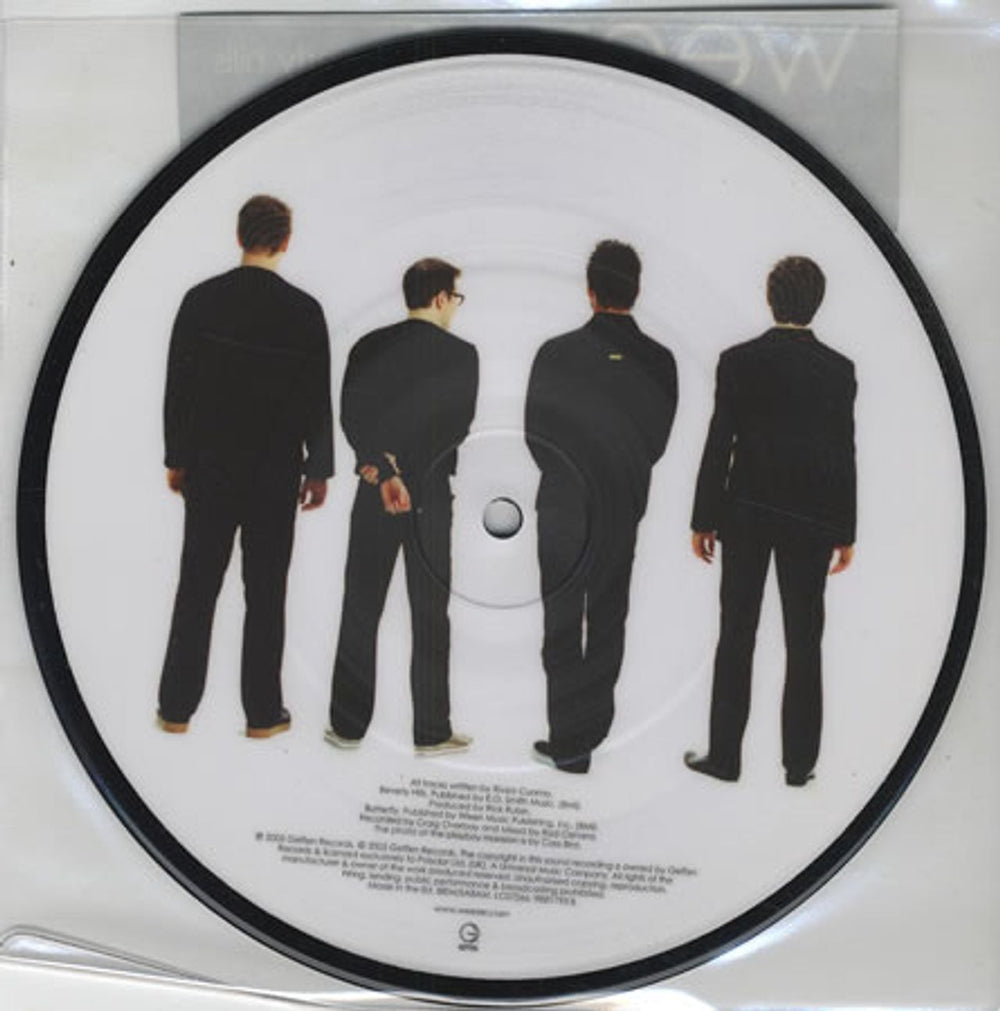 Weezer Beverly Hills UK 7" vinyl picture disc (7 inch picture disc single) WEE7PBE324266