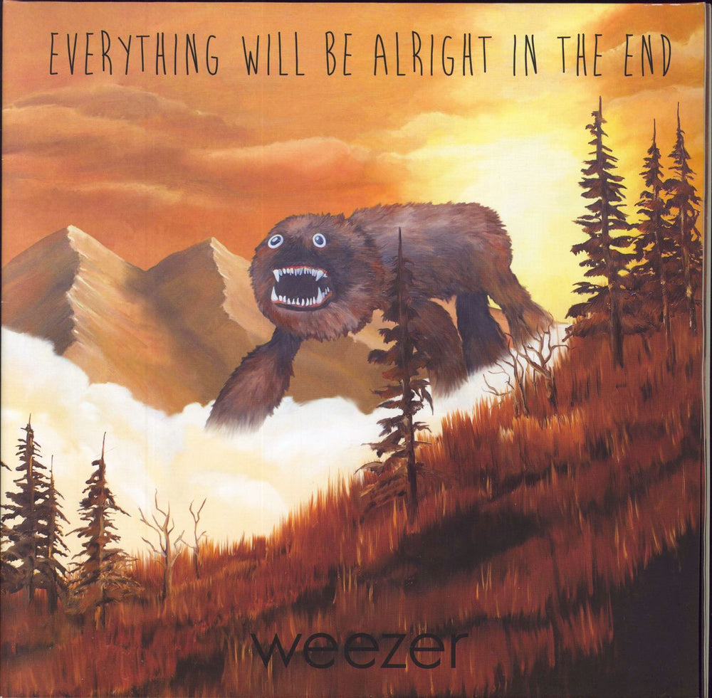 Weezer Everything Will Be Alright In The End UK vinyl LP album (LP record) 00602537990771