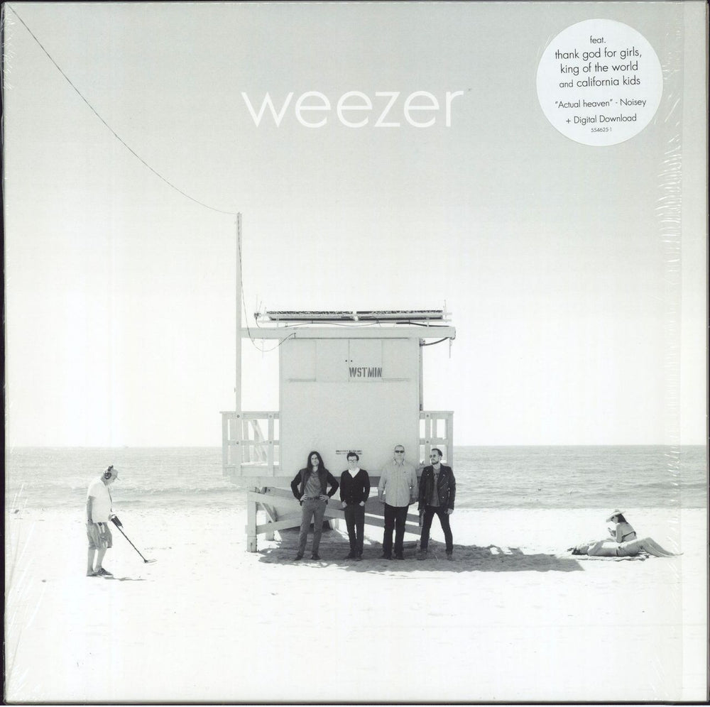 Weezer Weezer [The White Album] US vinyl LP album (LP record) 554625-1