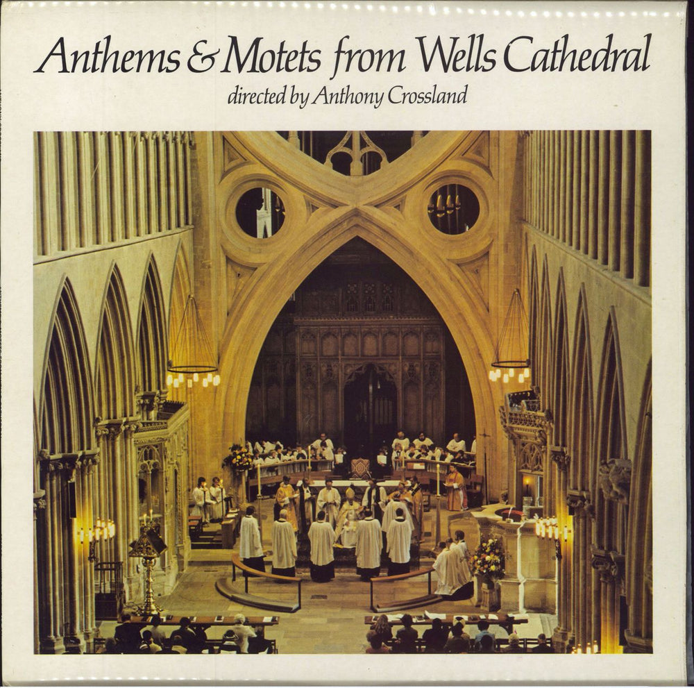 Wells Cathedral Choir Anthems & Motets From Wells Cathedral UK vinyl LP album (LP record) WELCATH3