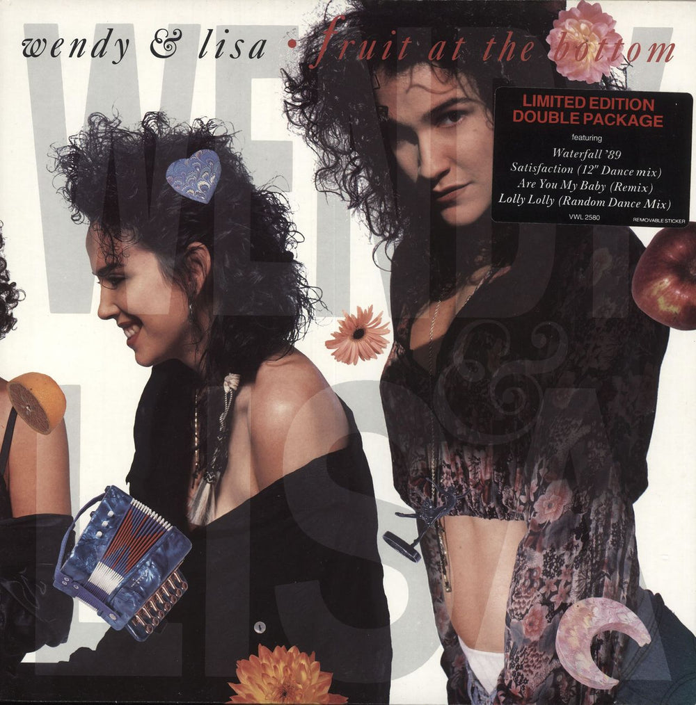 Wendy & Lisa Fruit At The Bottom + 12" - Stickered sleeve UK 2-LP vinyl record set (Double LP Album) VWL2580