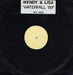 Wendy & Lisa Waterfall '89 UK Promo 12" vinyl single (12 inch record / Maxi-single) VST1223