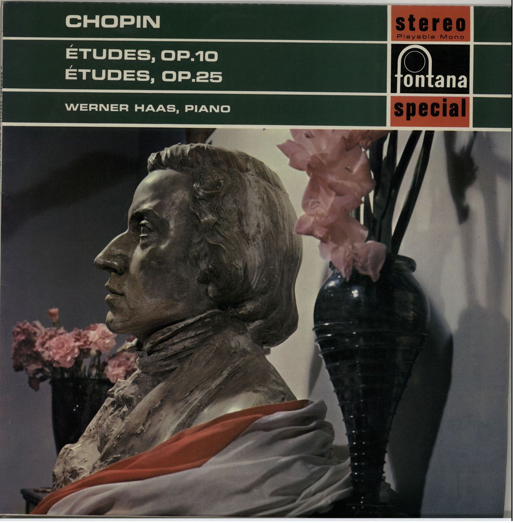 Werner Haas Chopin: Études Op. 10 And Op. 25 UK vinyl LP album (LP record) SFL14061