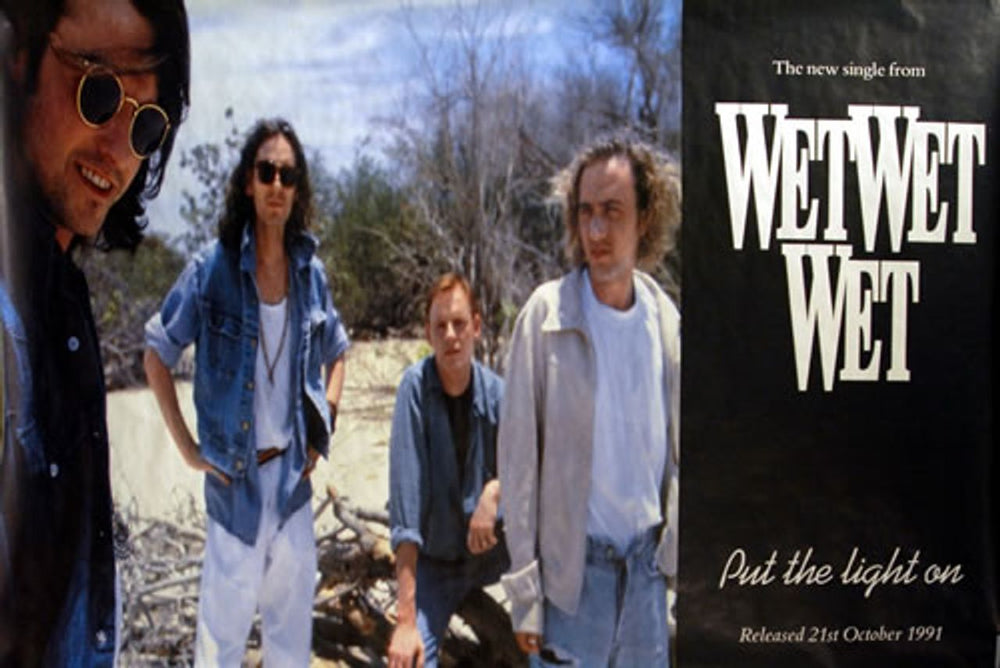 Wet Wet Wet Put The Light On UK Promo poster 60 X 40