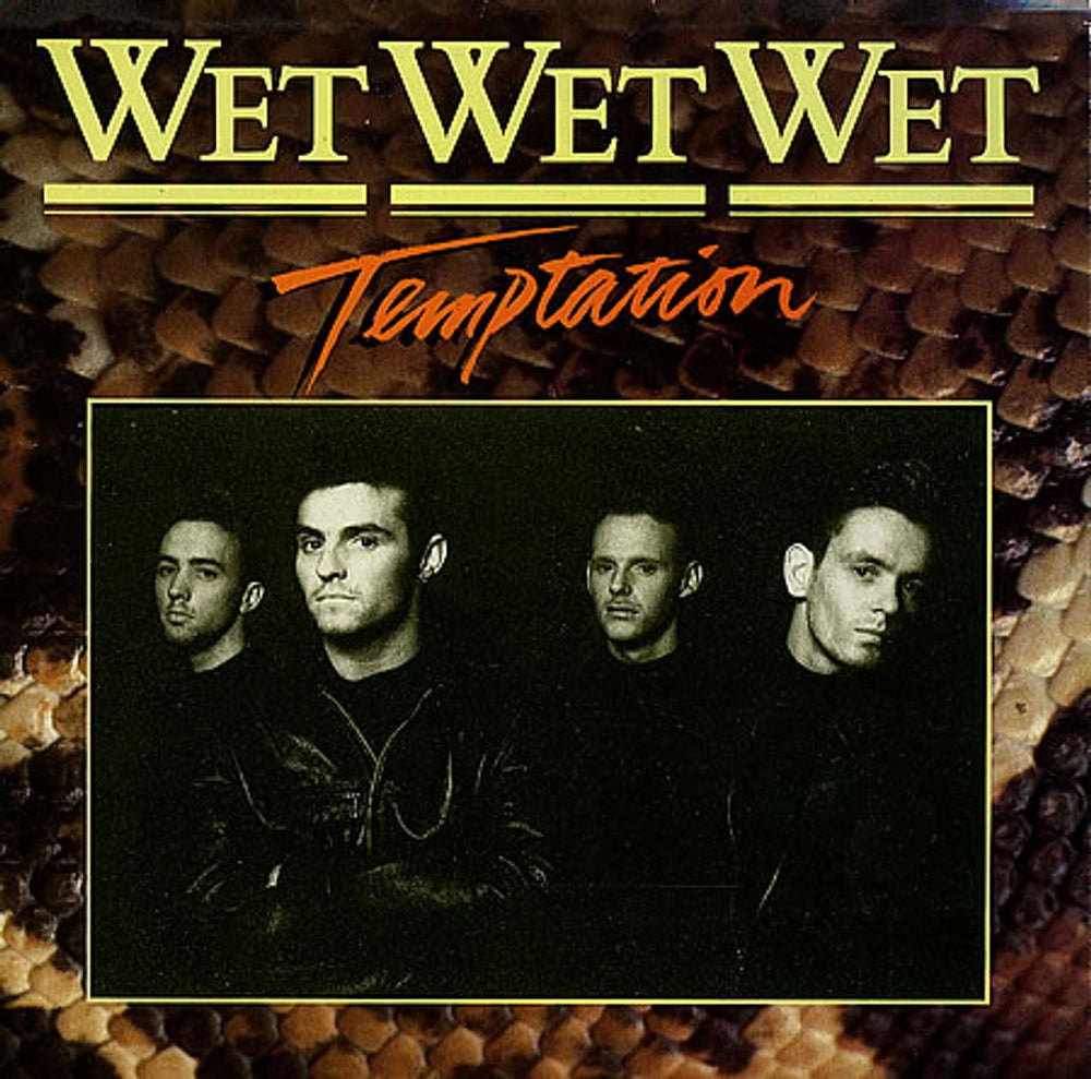 Wet Wet Wet Temptation UK 7" vinyl single (7 inch record / 45) JEWEL777