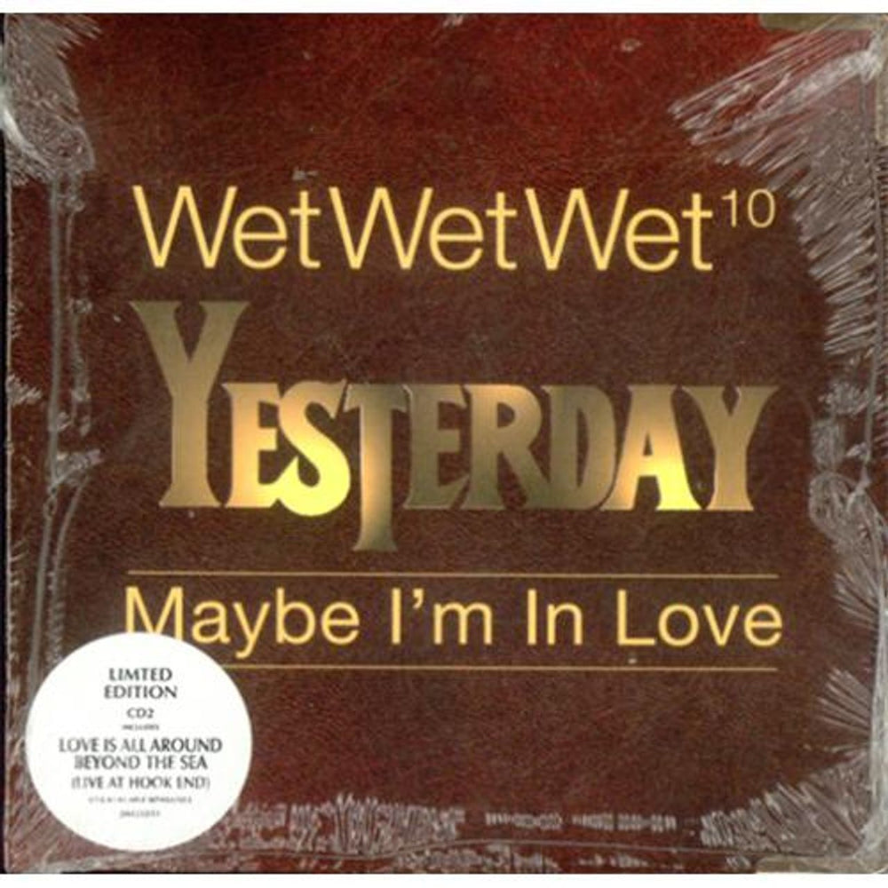 Wet Wet Wet Yesterday / Maybe I'm In Love - Part 2 UK CD single (CD5 / 5") JWLDD31