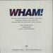 Wham If You Were There... UK Promo 12" vinyl single (12 inch record / Maxi-single)