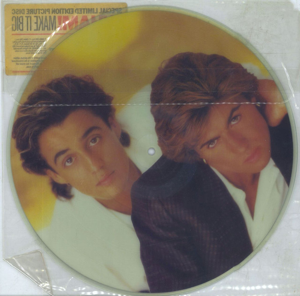 Wham Make It Big US picture disc LP (vinyl picture disc album)