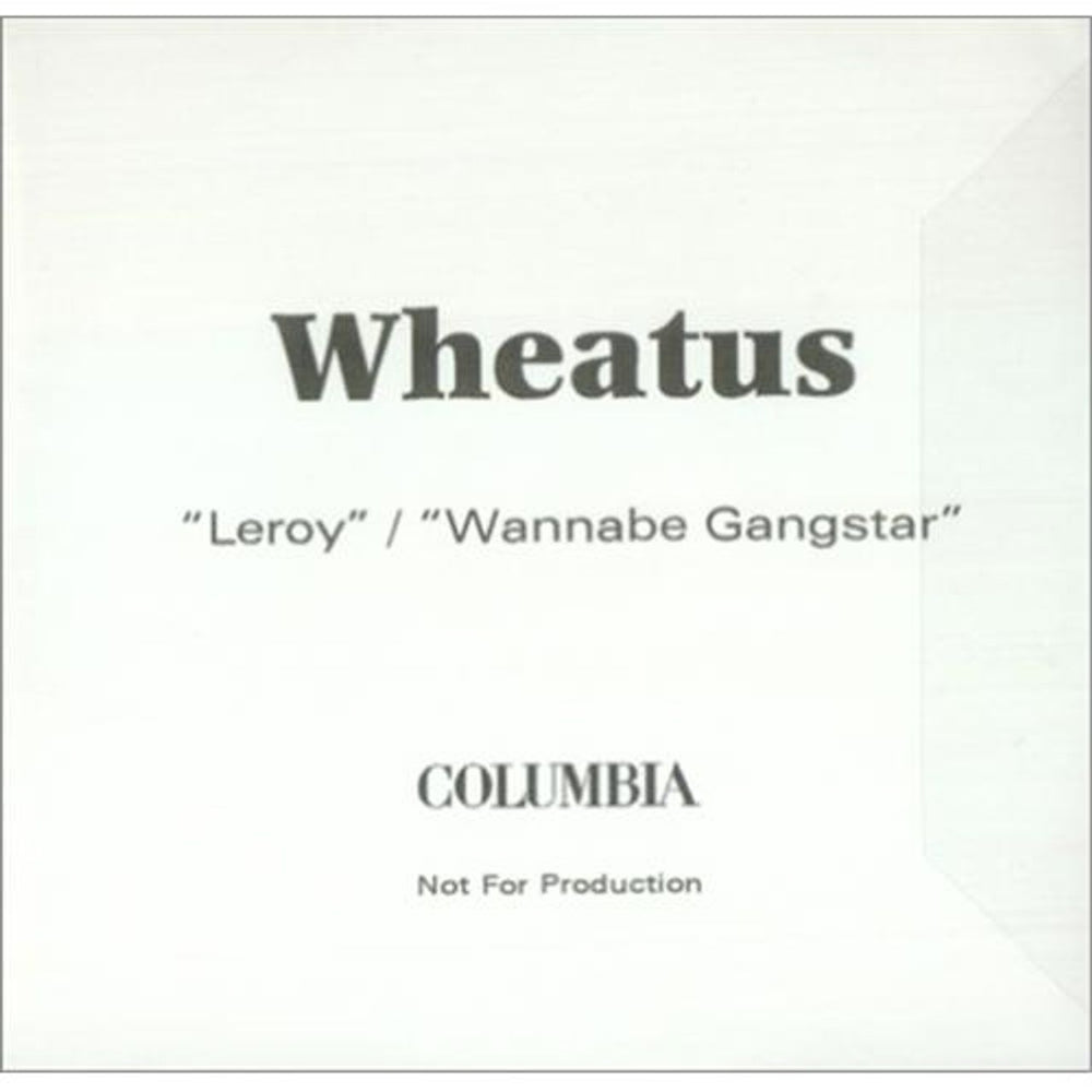 Wheatus Leroy UK Promo CD-R acetate CD-R ACETATE