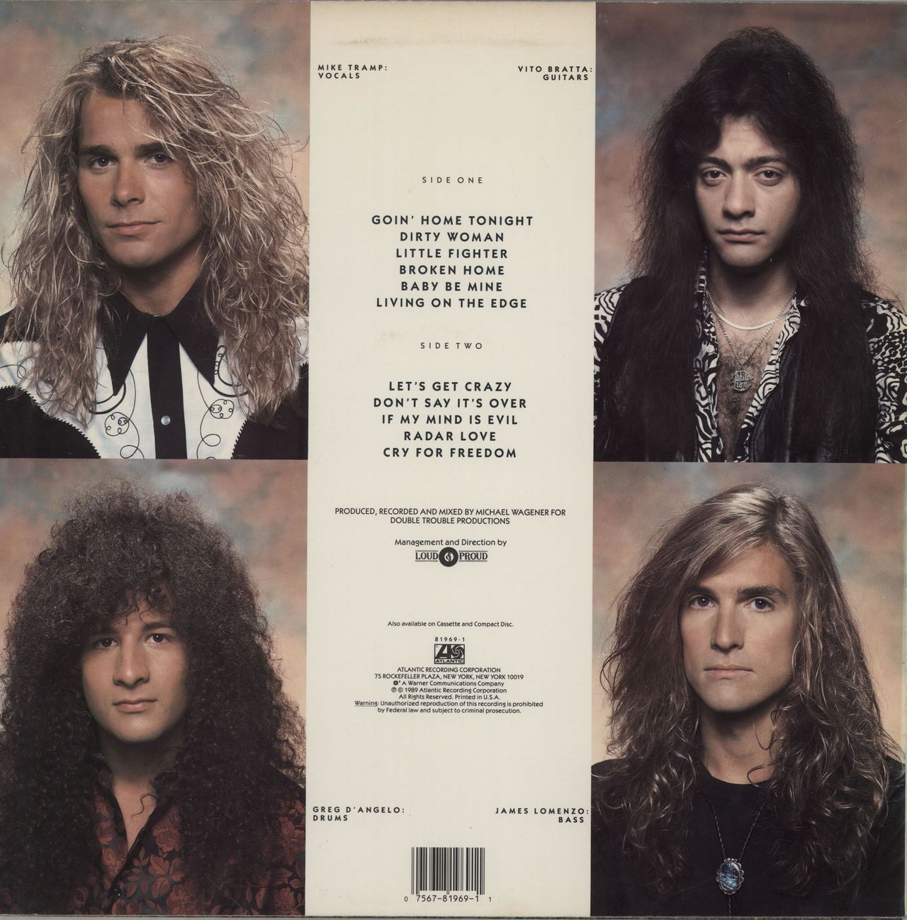 White Lion Big Game US Vinyl LP — RareVinyl.com