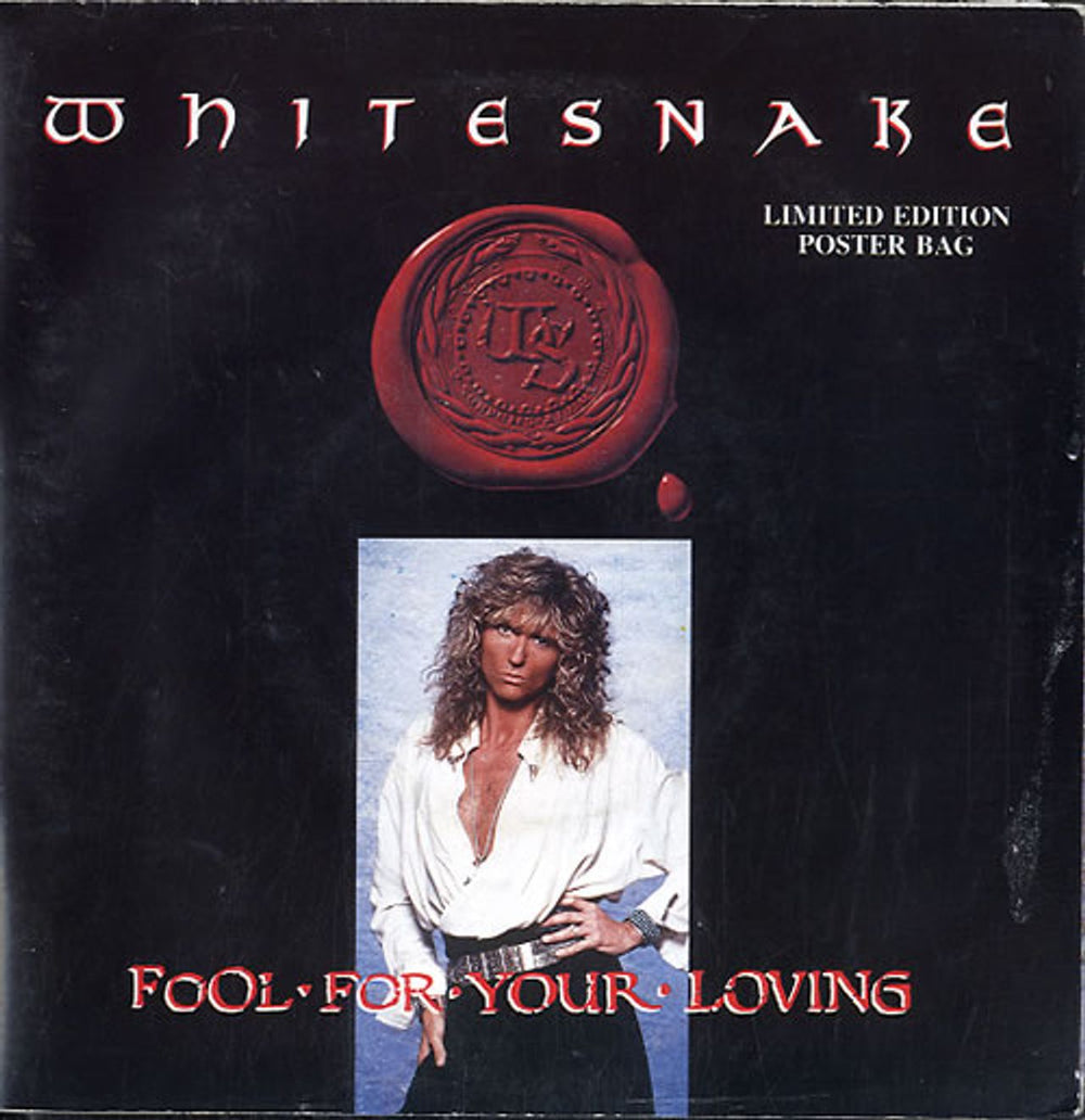 Whitesnake Fool For Your Loving - Poster Sleeve UK 7" vinyl single (7 inch record / 45) EMP123