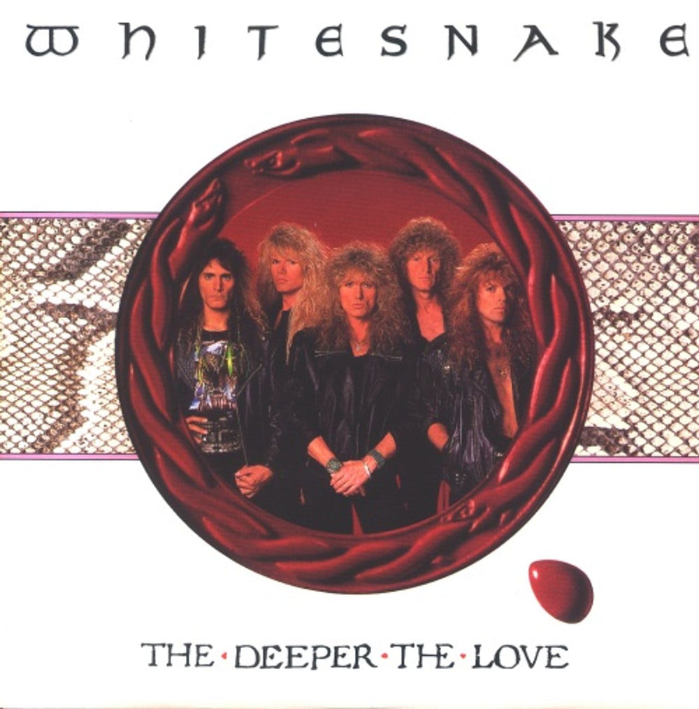 Whitesnake The Deeper The Love UK 7" vinyl single (7 inch record / 45) EM128