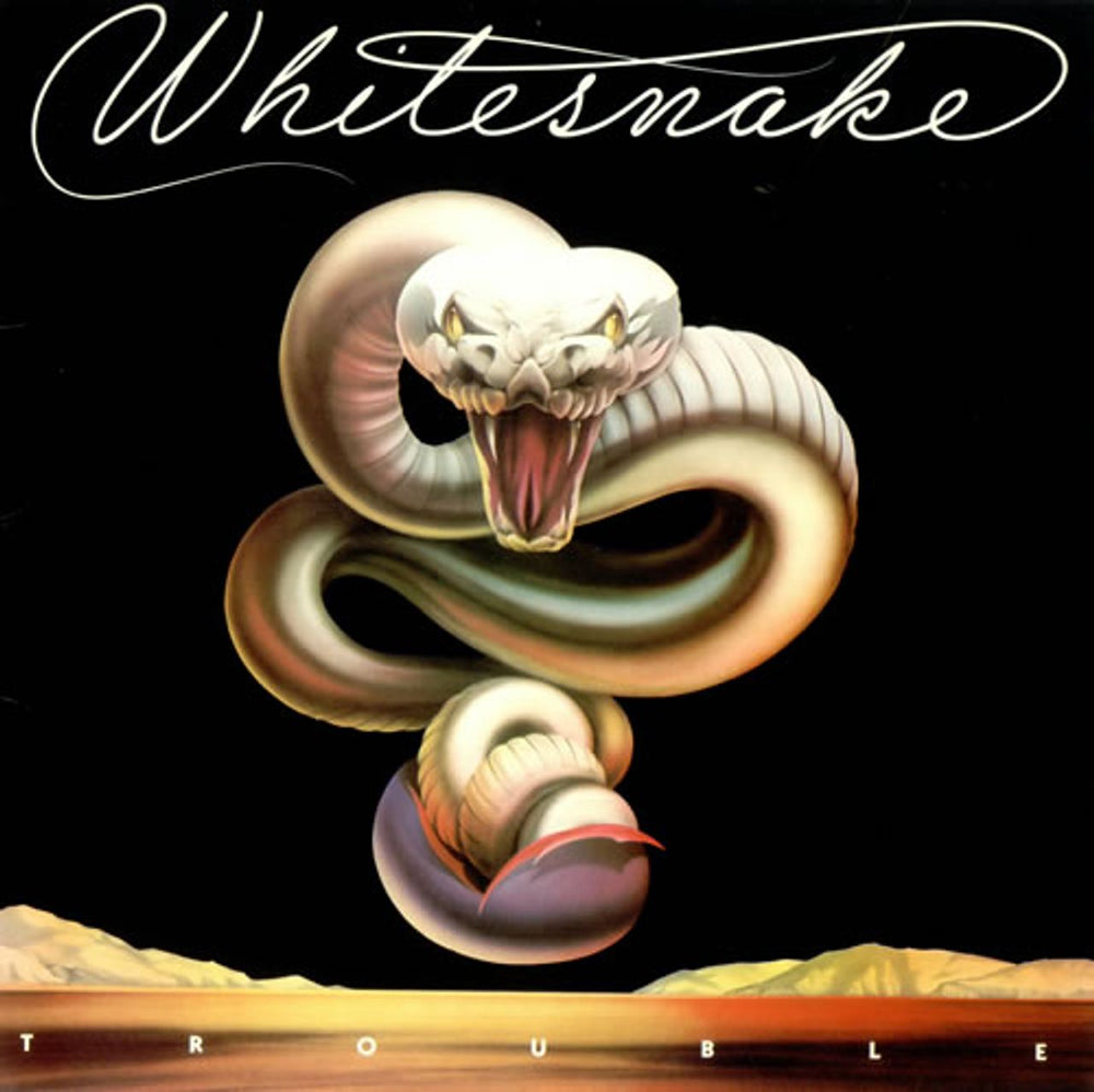 Whitesnake Trouble UK vinyl LP album (LP record) UAG30305