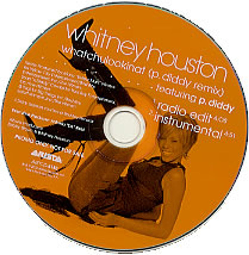 Whitney Houston Whatchulookinat US Promo CD single (CD5 / 5") ARPCD-5188