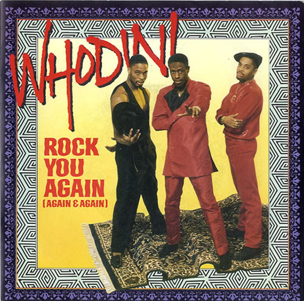 Whodini Rock You Again (Again & Again) UK 7" vinyl single (7 inch record / 45) JIVE144