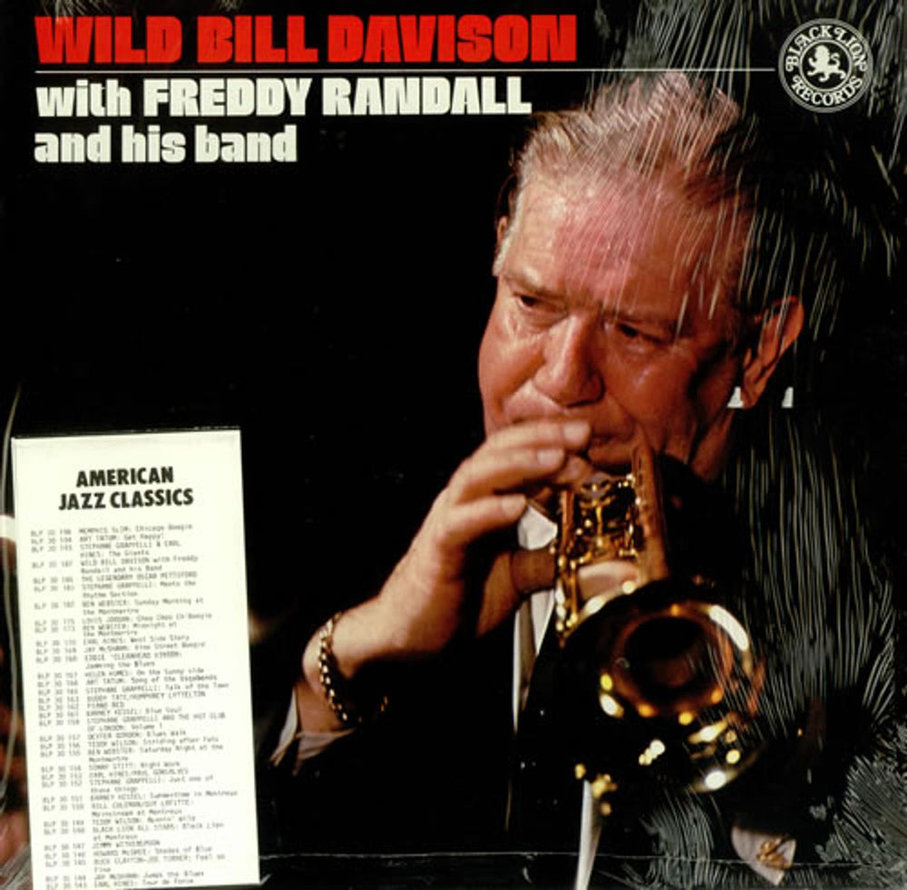 Wild Bill Davison Wild Bill Davison with Freddy Randall & His Band German vinyl LP album (LP record) BLP30187