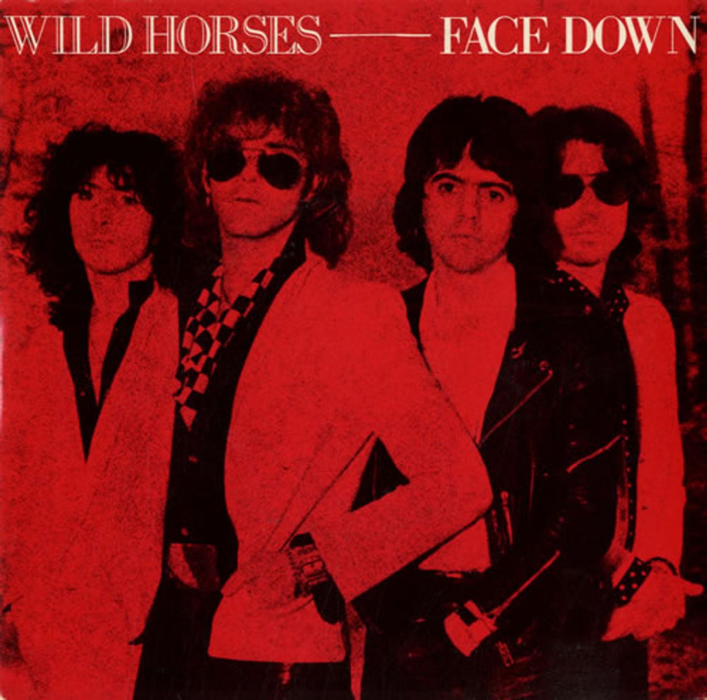 Wild Horses Face Down UK Promo 7" vinyl single (7 inch record / 45) EMI5047