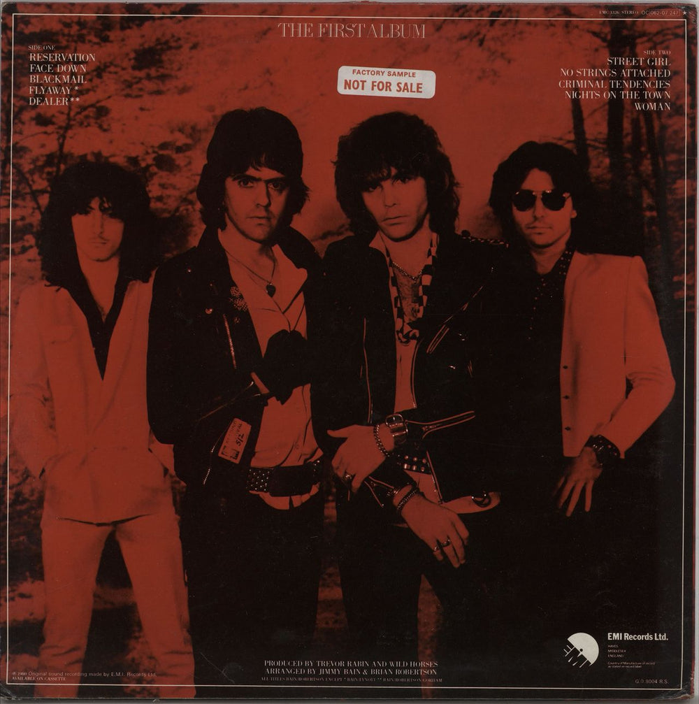 Wild Horses Wild Horses - Factory sample UK vinyl LP album (LP record)