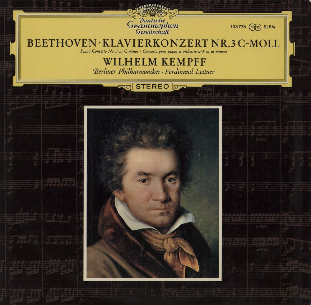 Wilhelm Kempff Beethoven: Klavierkonzert Nr. 3 C-moll Op. 37 German vinyl LP album (LP record) 138776