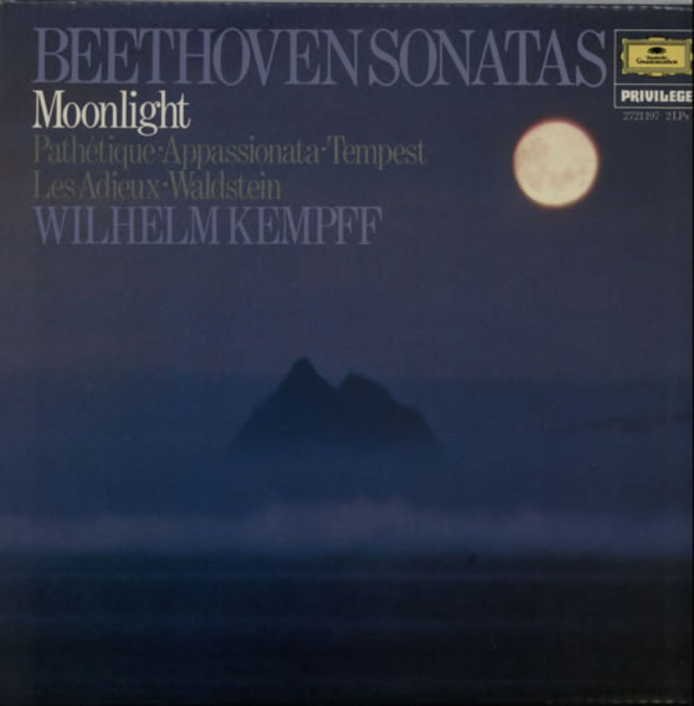 Wilhelm Kempff Beethoven Sonatas UK 2-LP vinyl record set (Double LP Album) 2721197