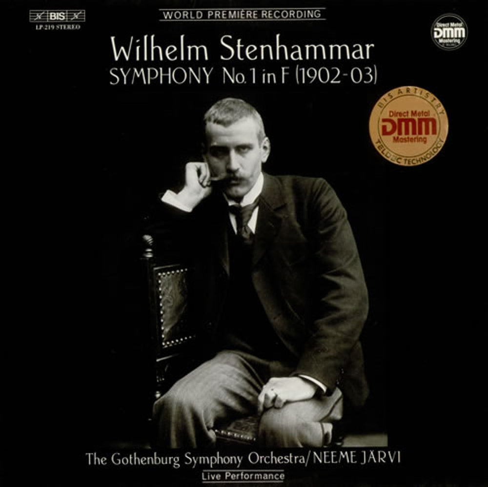 Wilhelm Stenhammar Symphony Ni. 1 in F German vinyl LP album (LP record) BIS-LP-219