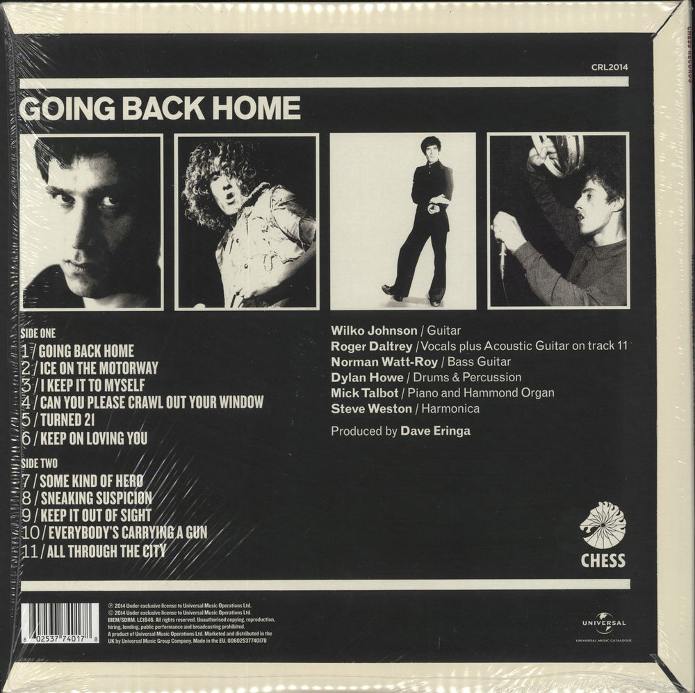 Wilko Johnson Going Back Home - 180gm Vinyl UK vinyl LP album (LP record) 602537740178