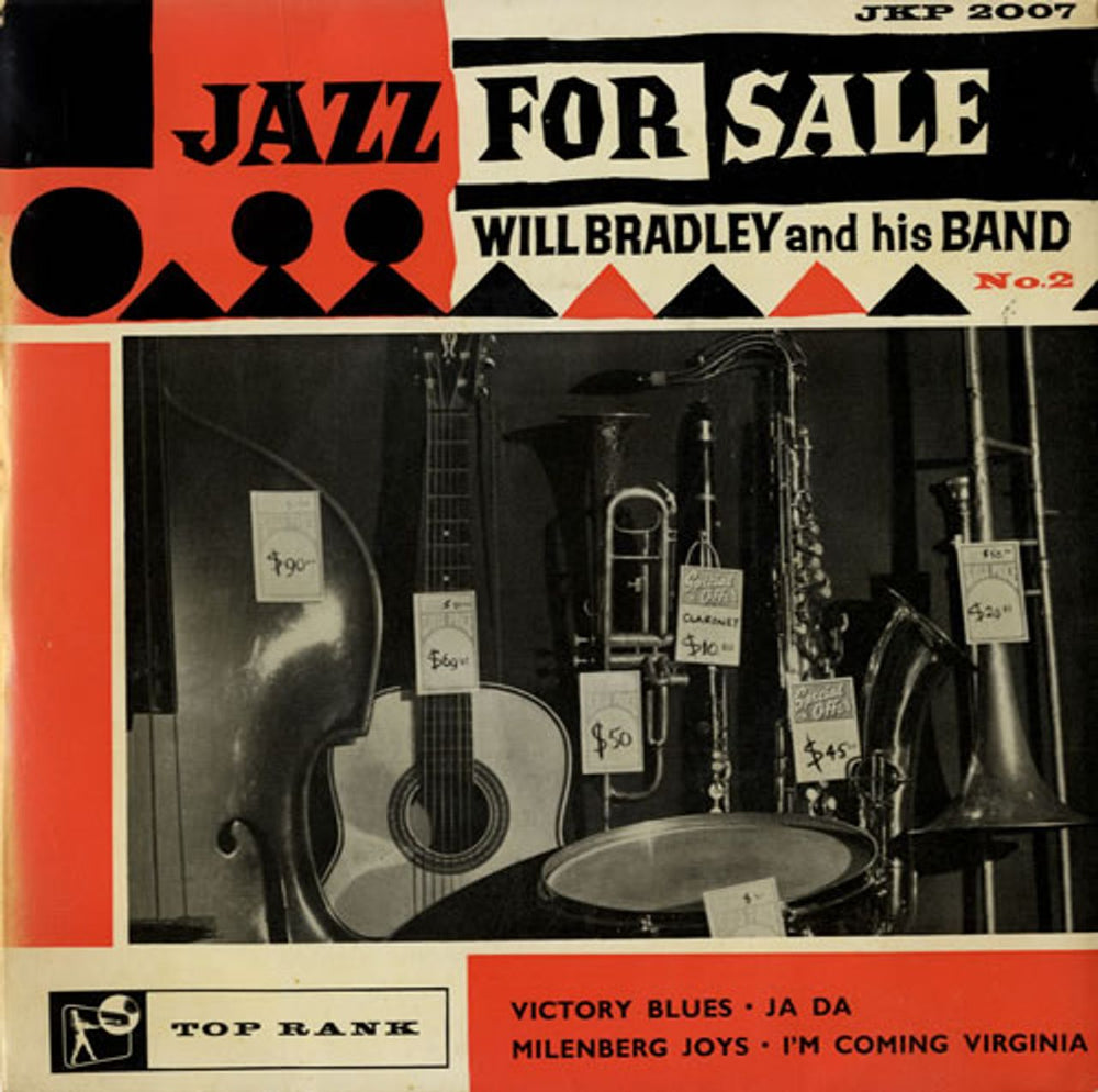 Will Bradley Jazz For Sale No.2 EP UK 7" vinyl single (7 inch record / 45) JKP2007