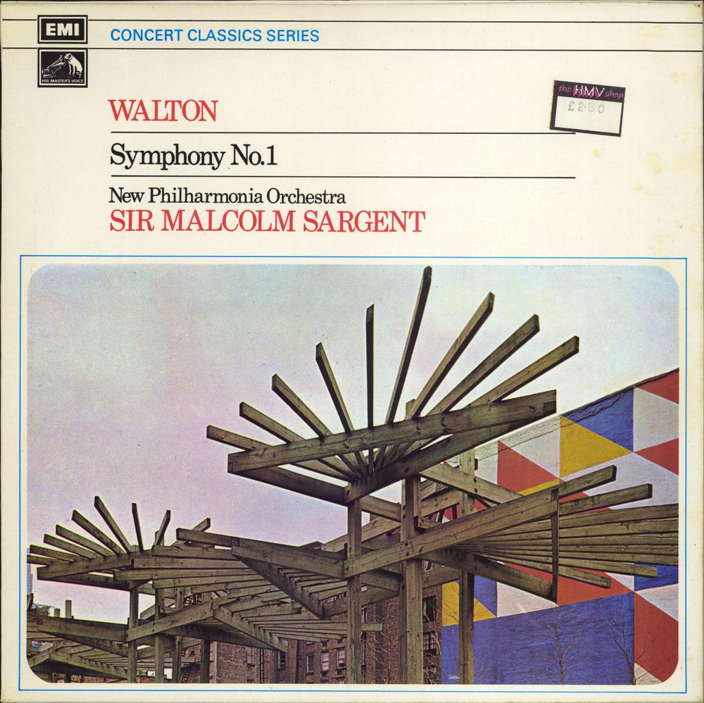 William Walton Walton: Symphony No.1 UK vinyl LP album (LP record) SXLP30138